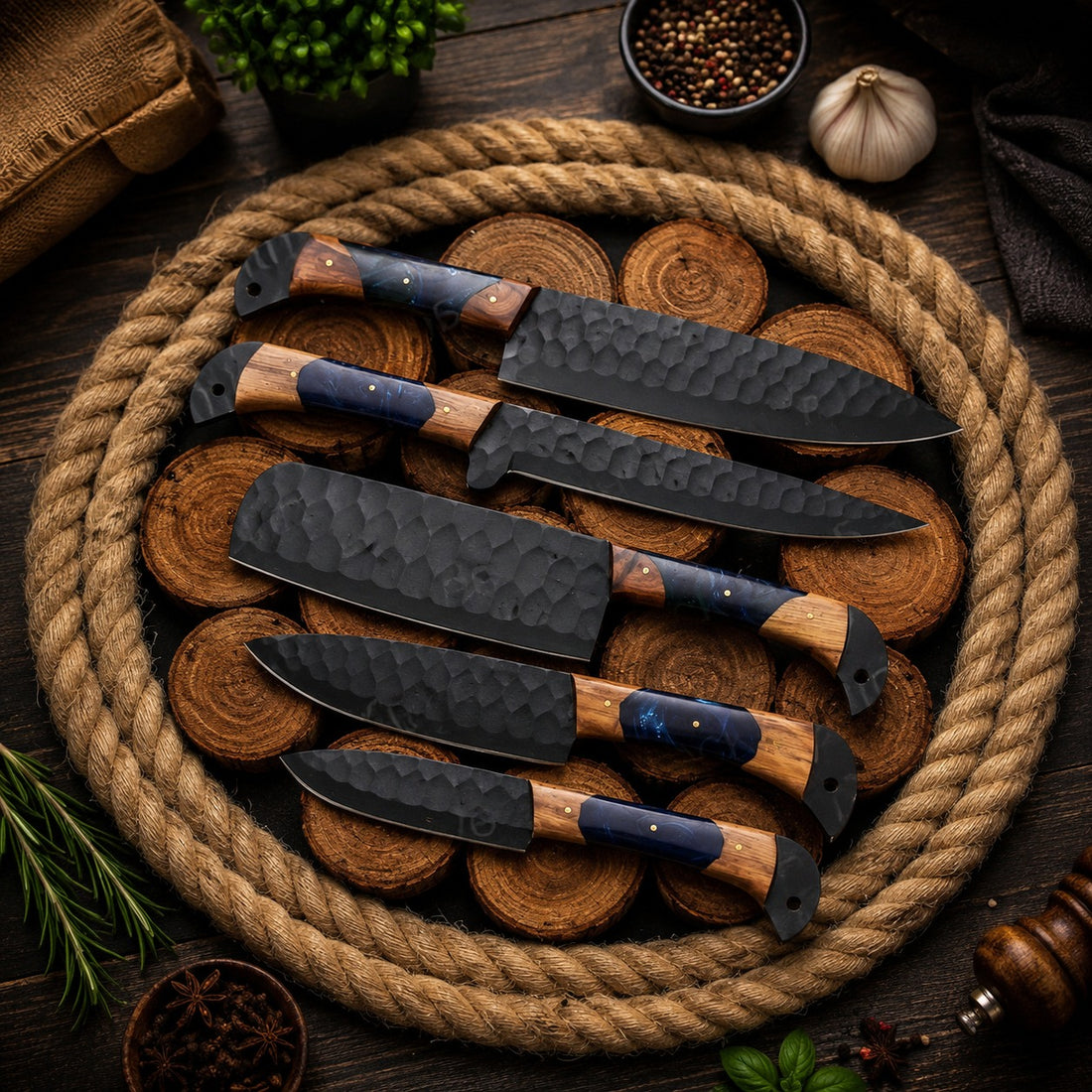 Obsidian Forge Knife Set