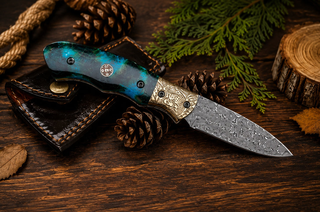 Emerald Fang Folding Knife