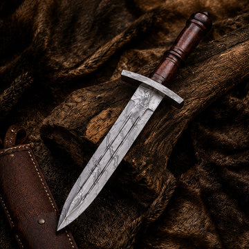 Emberguard Damascus Dagger