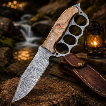 Iron Claw Damascus Knife