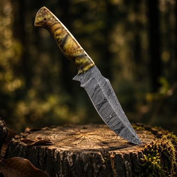 Ironwood Eclipse Damascus Knife