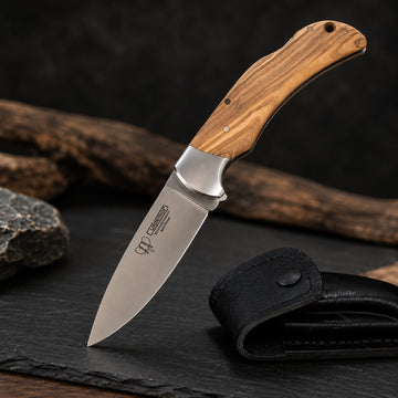 Olive Grip Voyager Folding Knife