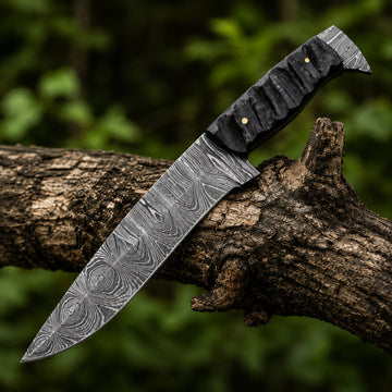Shadow Forge Damascus Hunting Knife