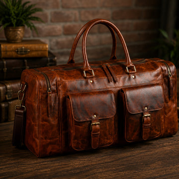 Heritage Voyager Leather Duffel Bag