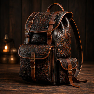 Urban Edge Leather Crossbody Messenger Bag