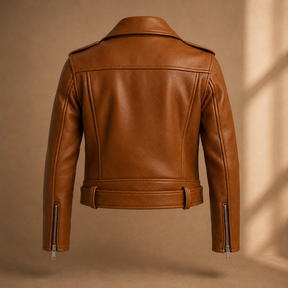 Aurora Luxe Women's Leather Biker Jacket