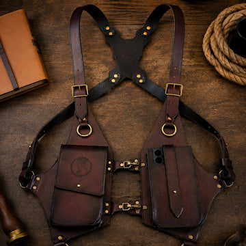 Guardian Elite Leather Chest Harness