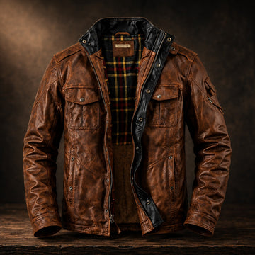 Heritage Trail Vintage Leather Jacket