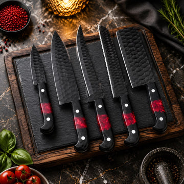 Titan Black Kitchen Knives