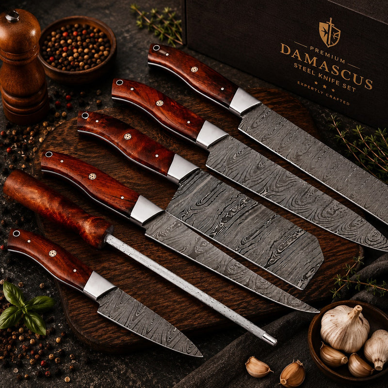 Royal Forge Damascus Set