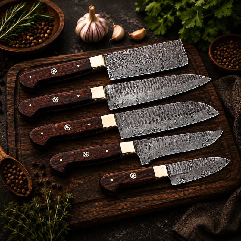 Prestige Wood Handle Knife Set